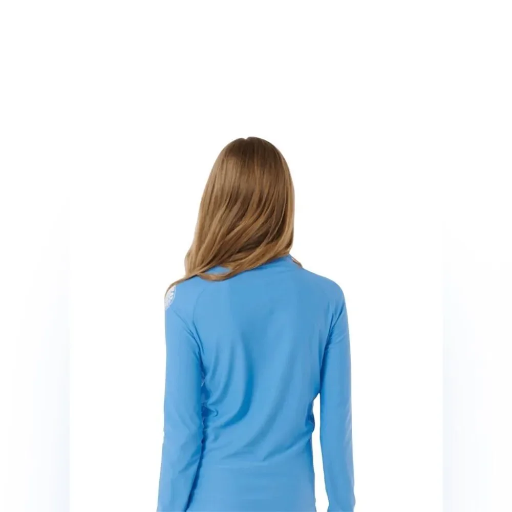 NWT Rip Curl Girl Blue Rashguard Sz 12 (Large)